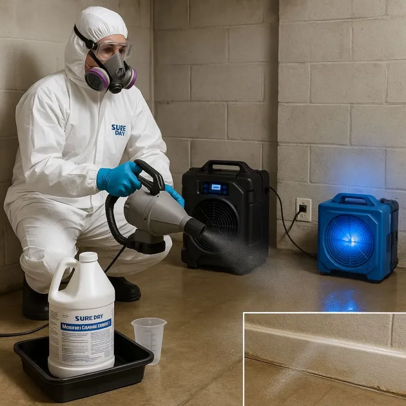 Sanitization and Odor Removal process in Aspermont, TX
